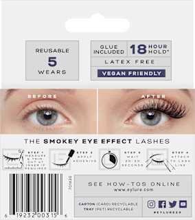 Künstliche Wimpern Smokey Eye Effect 23 (1 Paar) Eylure