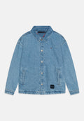 OVERSHIRT WORN MID WASH Media 1