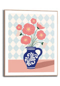 Orange Wallz BLUE VASE