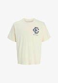 Jack & Jones T- - Print T-shirt - sweet corn