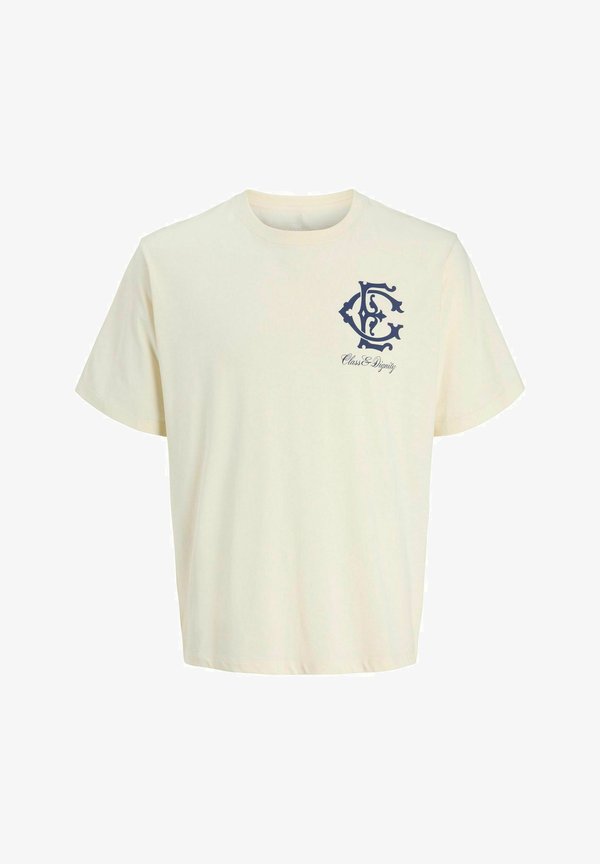 Jack & Jones T- - Print T-shirt - sweet corn