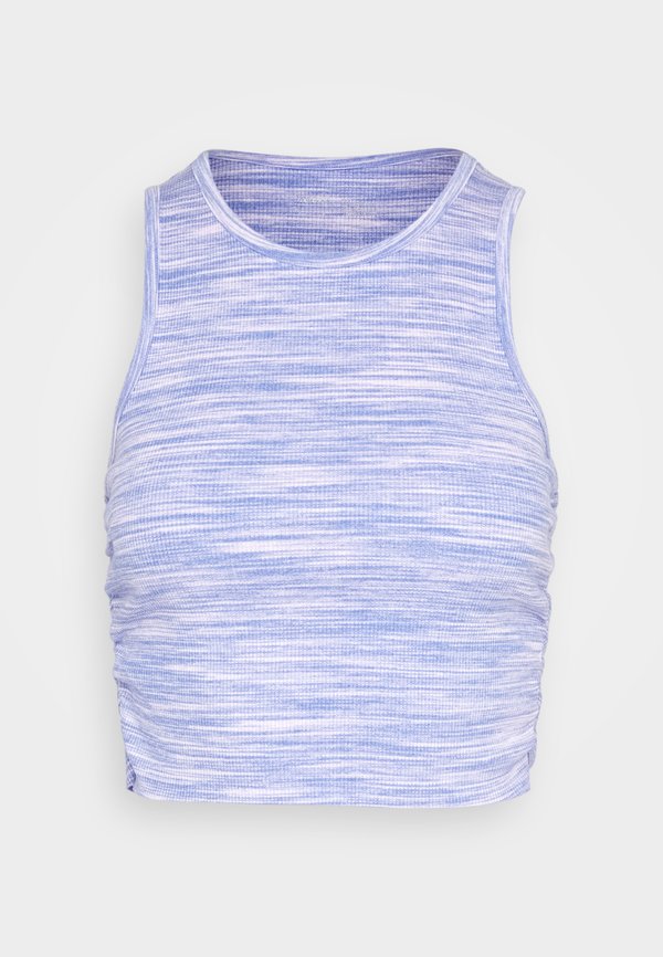 aerie HIGH RUCHED TANK SPACE DYE