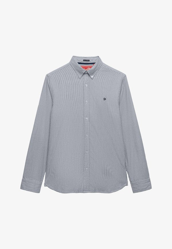 Superdry & Co SUPERDRY CLASSIC OXFORD LONG SLEEVE SHIRT. - Shirt - needle ticking stripe