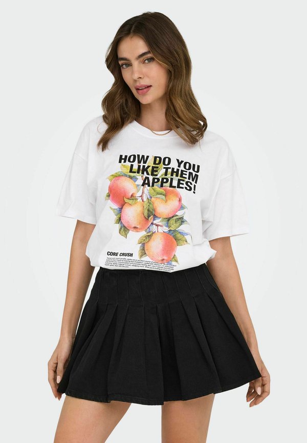 ONLY ONLVIVVI - Print T-shirt - bright white