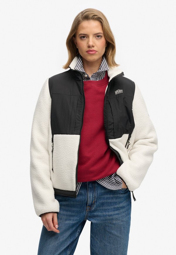 Superdry & Co Fleece jacket - off white