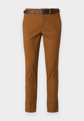 Jack & Jones JPSTMARCO JJDAVE WITH BELT - Chinos - rubber