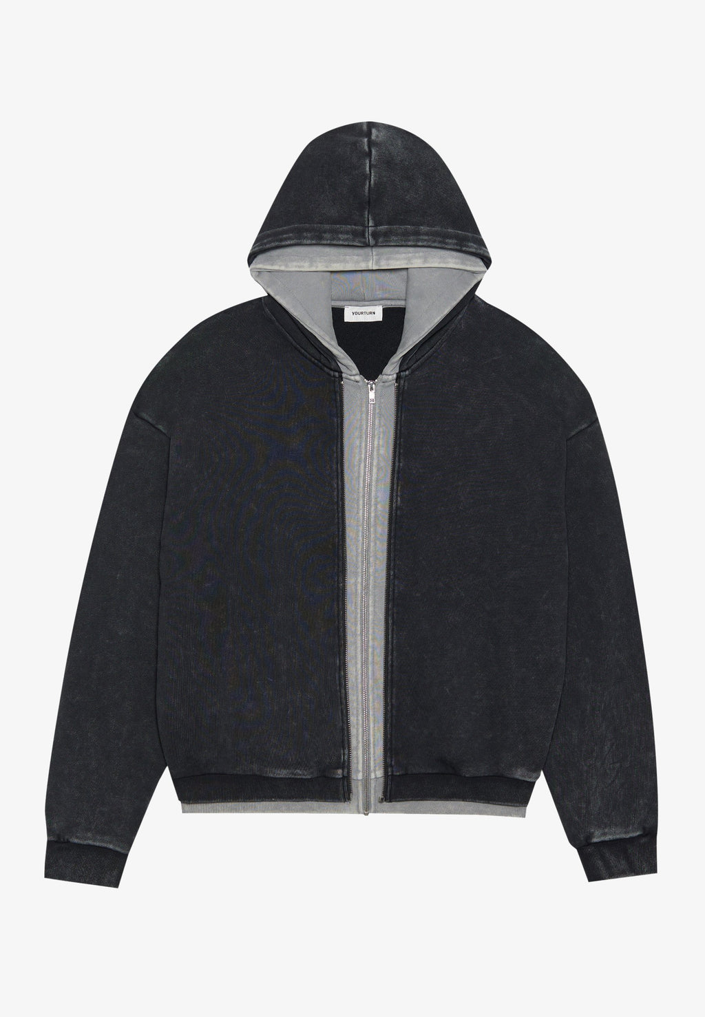 YOURTURN UNISEX RELAXED FIT DOUBLE LAYER JACKET
