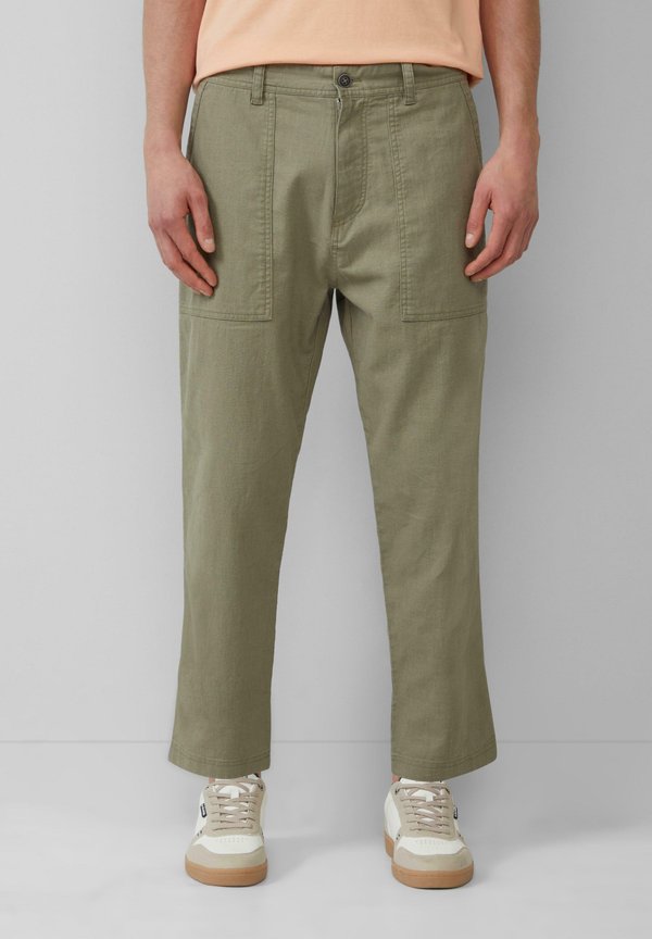 s.Oliver Trousers - olivgrün