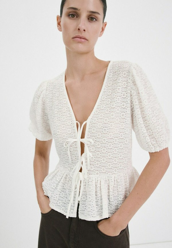 Mango ADULT - Blouse - off white