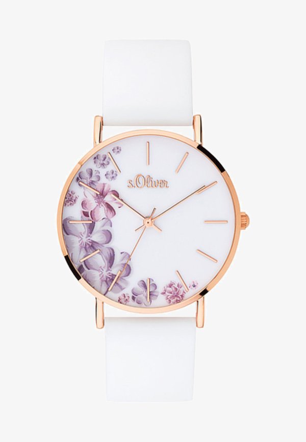 s.Oliver MODERN STATEMENT - Watch - white