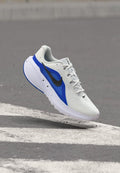 Nike Performance NIKE DOWNSHIFTER 14 - Road running shoes - white/black/racer blue/anthracite/platinum-coloured tint