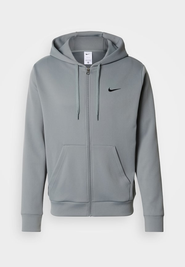 Nike Performance M NK DF UV FLEX FLC FZ HD - Zip-up sweatshirt - smoke grey/black