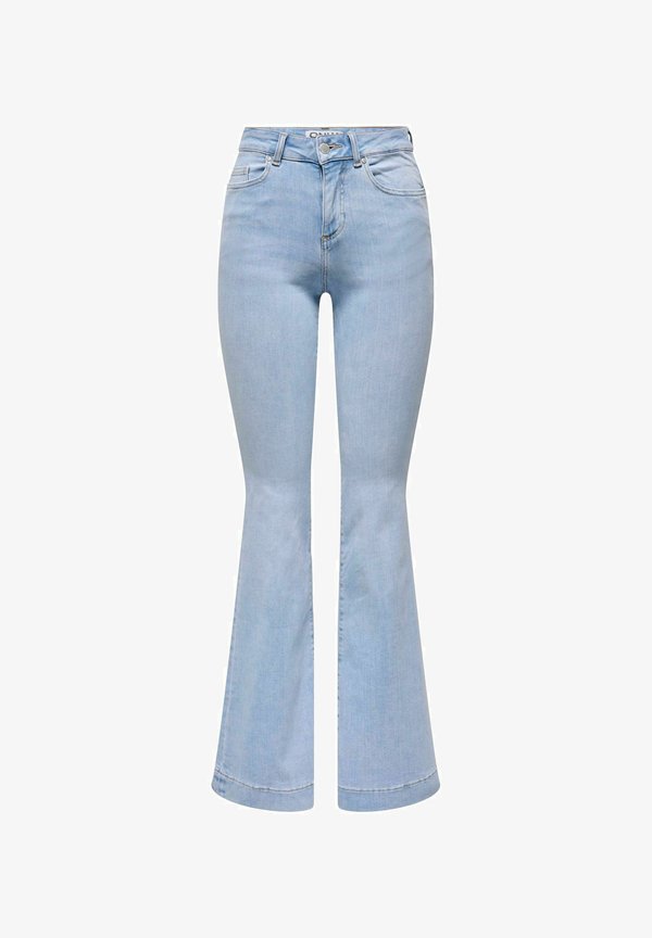 ONLY Retro flared fit ONLBLUSH Mid waist - Bootcut jeans - light blue denim