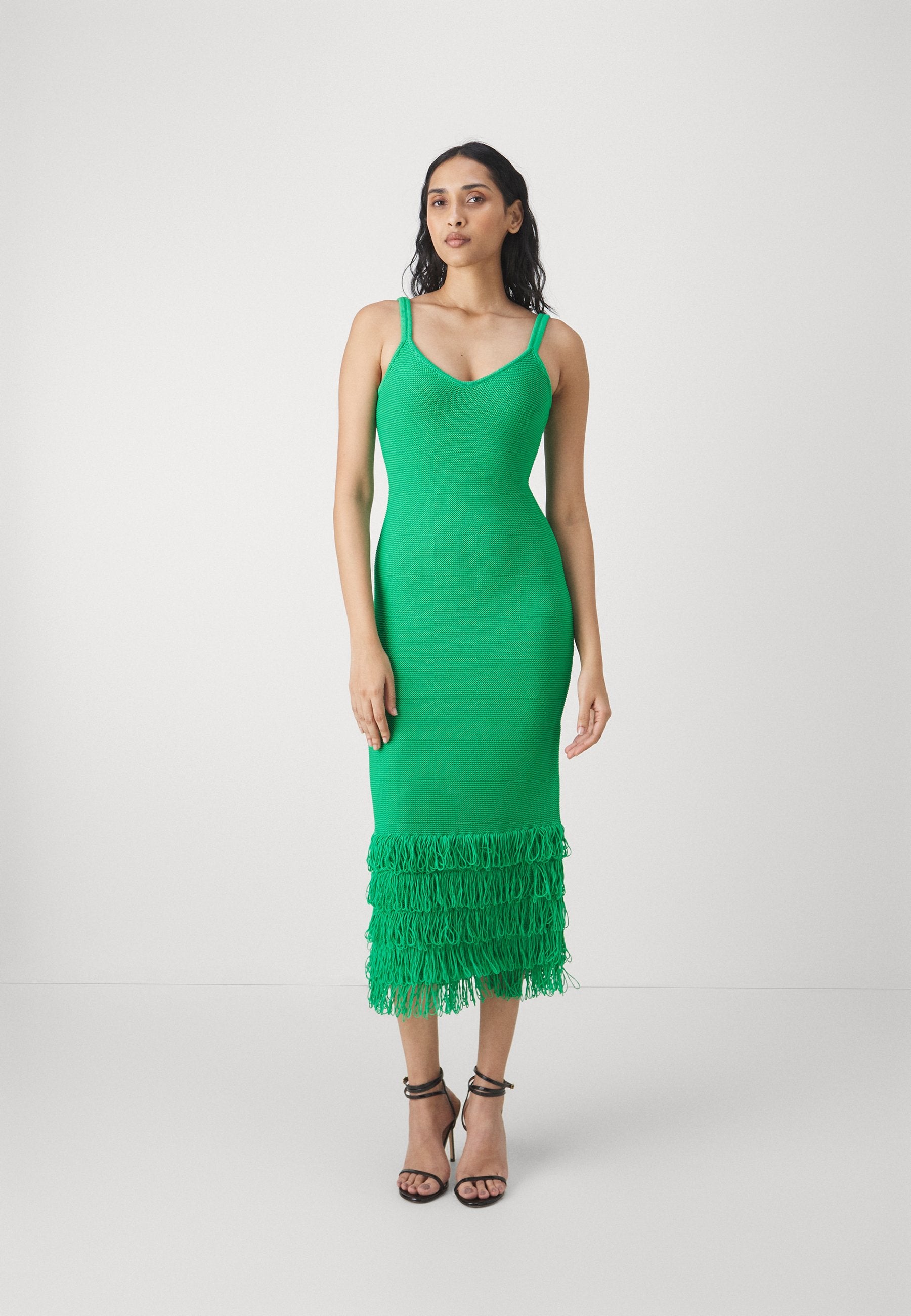 AMUR DECKER FRINGE DRESS