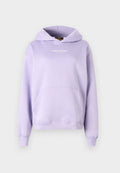 Hellblau Kapuzenpullover mit einer Fronttasche, Kapuze mit Kordelzug und dem Text „STUDIO EDITION“. Hergestellt aus weichem Stoff mit gerippten Bündchen und Saum.
