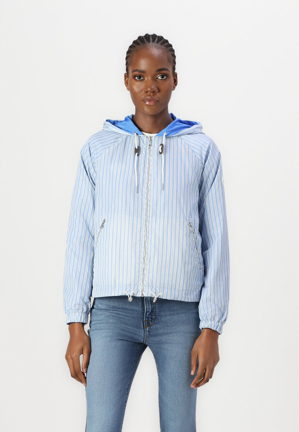 PRINTED STRIPE WINDBREAKER Media 5