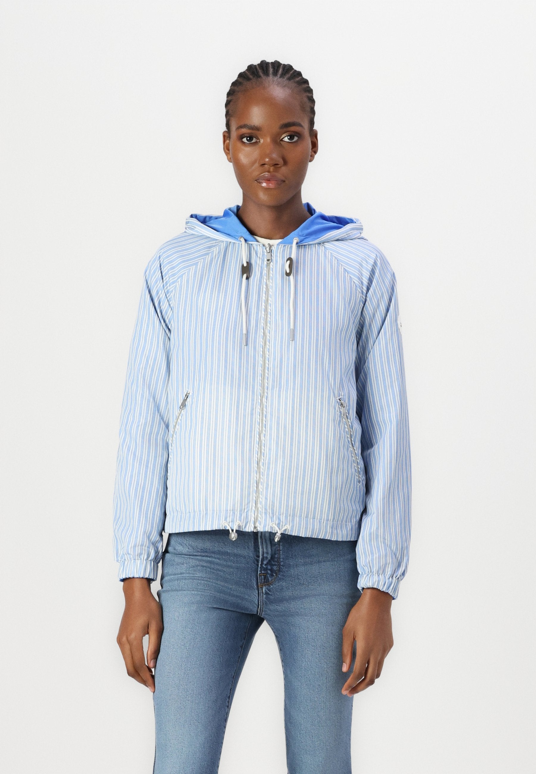 PRINTED STRIPE WINDBREAKER Media 5