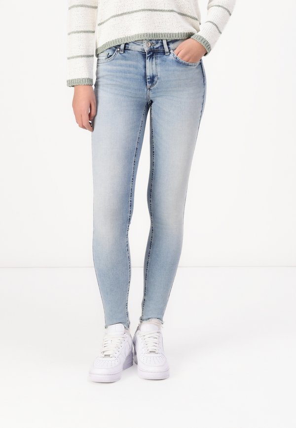 ONLY Skinny fit ONLBLUSH Mid waist Ankle length - Jeans Skinny Fit - light medium blue denim