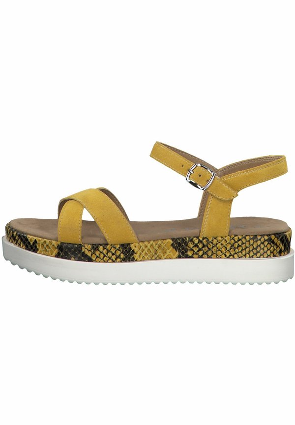 s.Oliver S.OLIVER  - Platform sandals - sun/snake