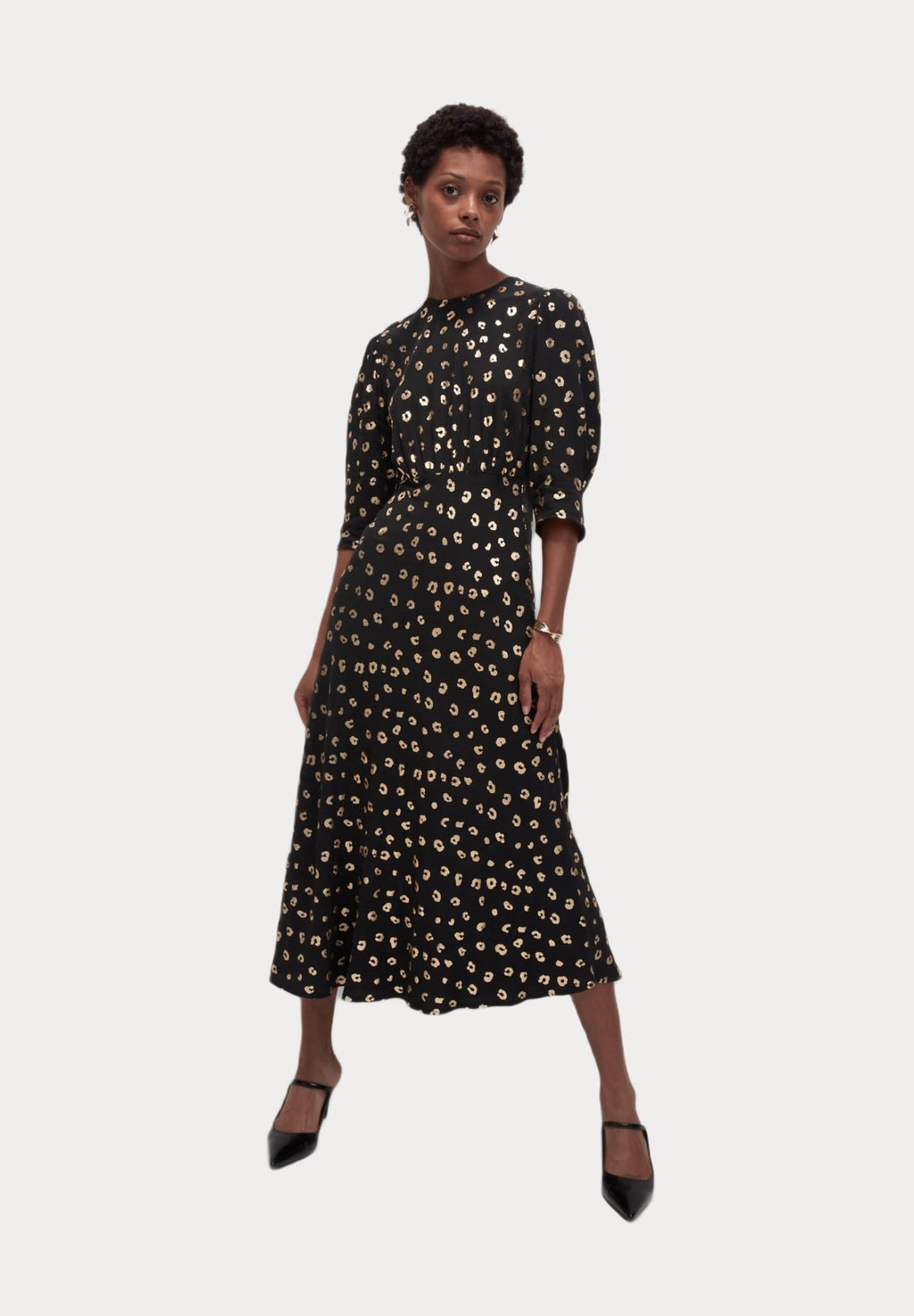Marks & Spencer FOIL ANIMAL PRINT COLUMN