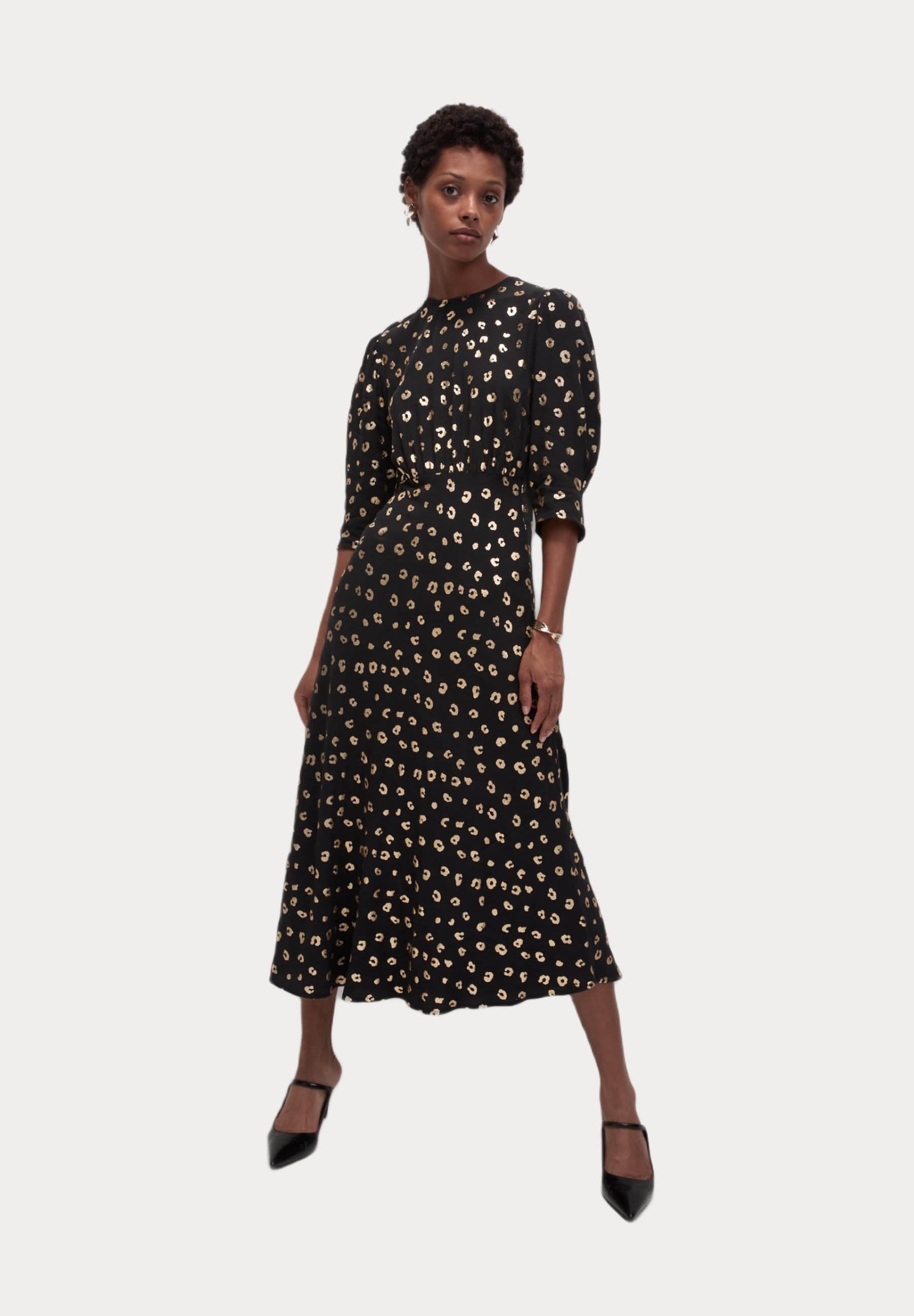 Marks & Spencer FOIL ANIMAL PRINT COLUMN