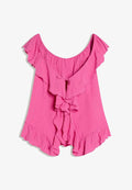Bershka BLOUSE - Blouse - pink