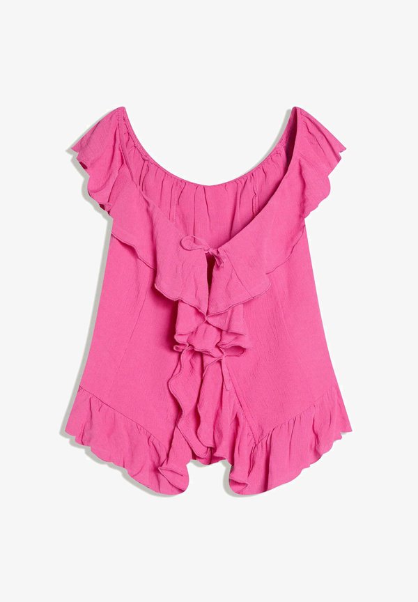 Bershka BLOUSE - Blouse - pink