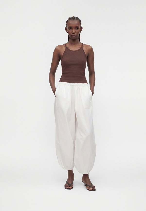 Gina Tricot MID WAIST BALLOON TROUSERS