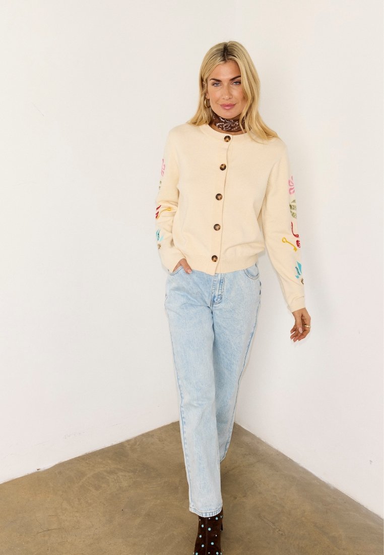 Never Fully Dressed CUTWORK HOLLIE CARDIGAN