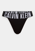 Calvin Klein Underwear HIGH LEG THONG INTENSE POWER - Thong - black