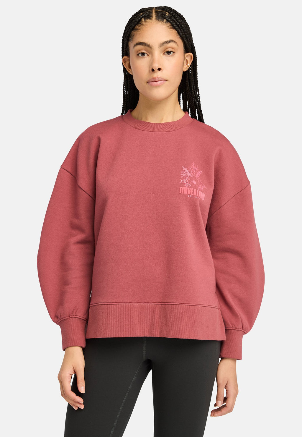 Timberland BRUSHED CHEST GRAPHIC CREW