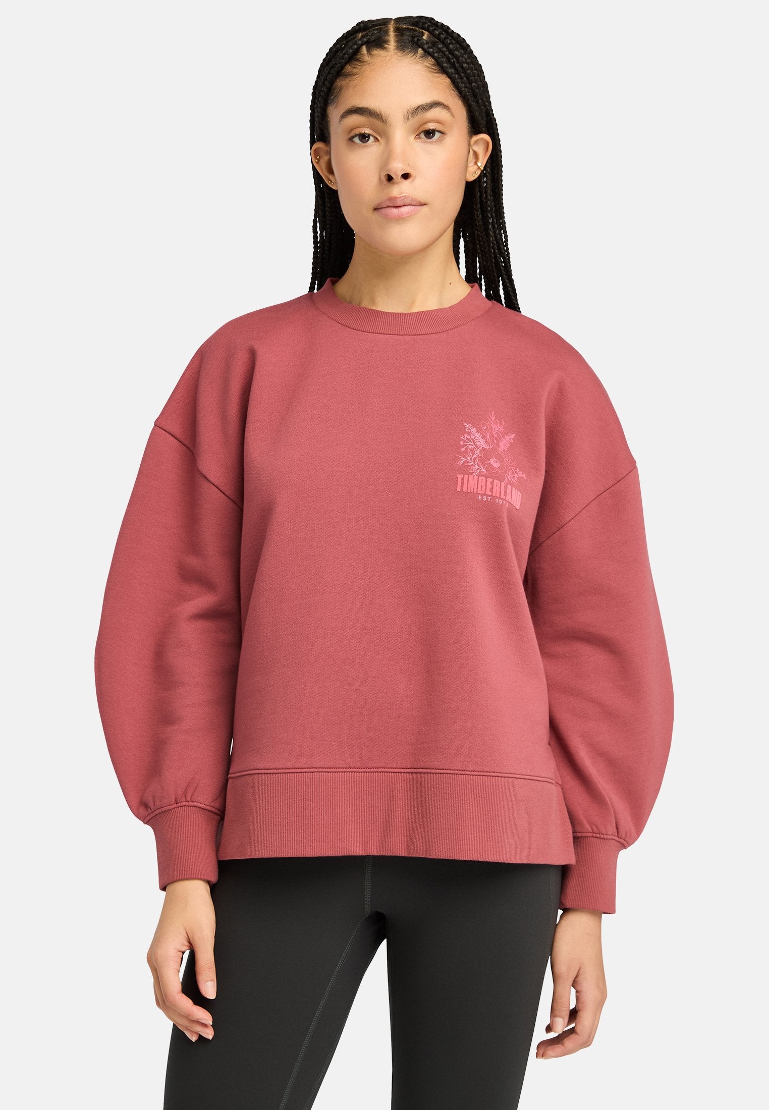 Timberland BRUSHED CHEST GRAPHIC CREW