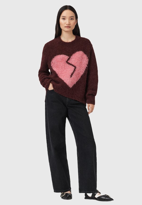 AllSaints LUVHEART CREW
