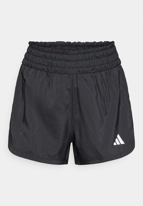 adidas Performance PACER WORKOUT WOVEN HIGH RISE - Sports shorts - black/white