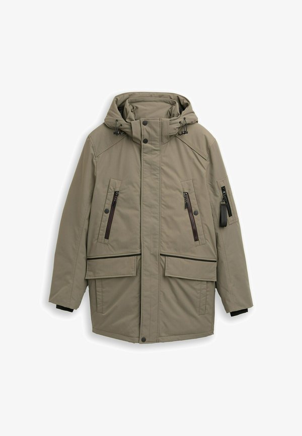 TOM TAILOR Winter coat - smokey olive green