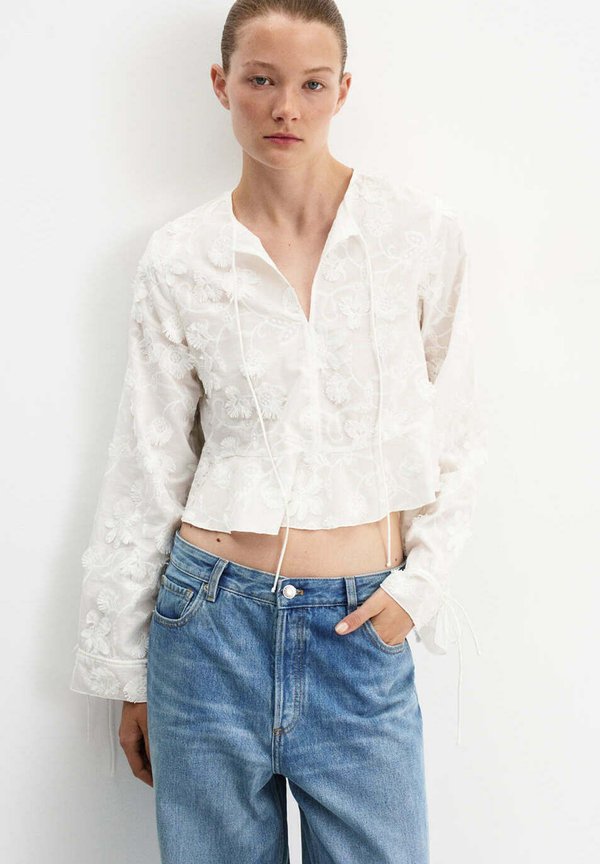 Mango ADULT - Blouse - white
