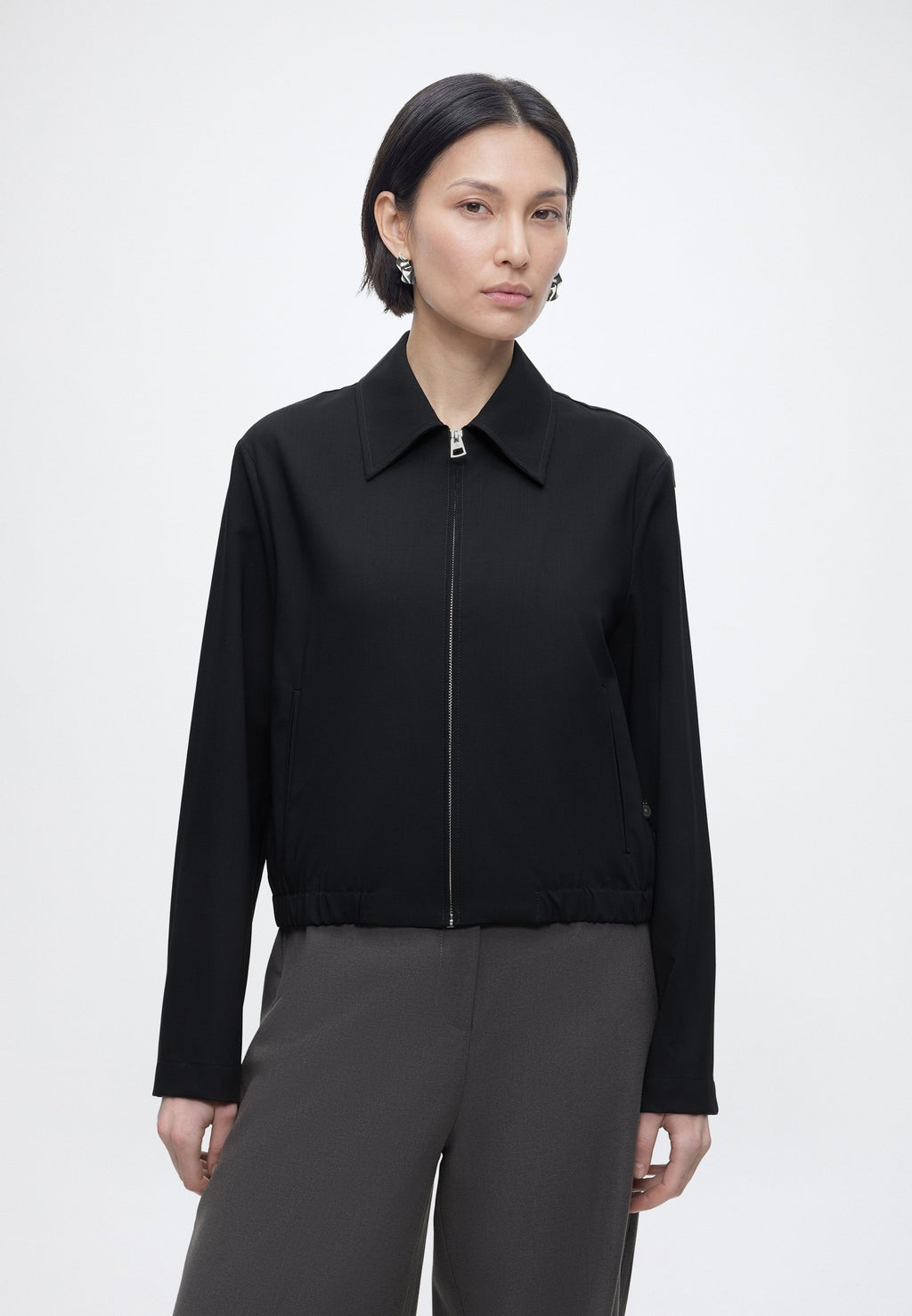 Marc O'Polo MOP X DFB TRAVEL COLLECTION ZIP-UP JACKET HOODED WELT POCKETS