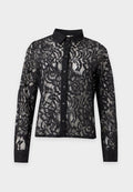ONLY ONLBIRUN SHIRT - Button-down blouse - black