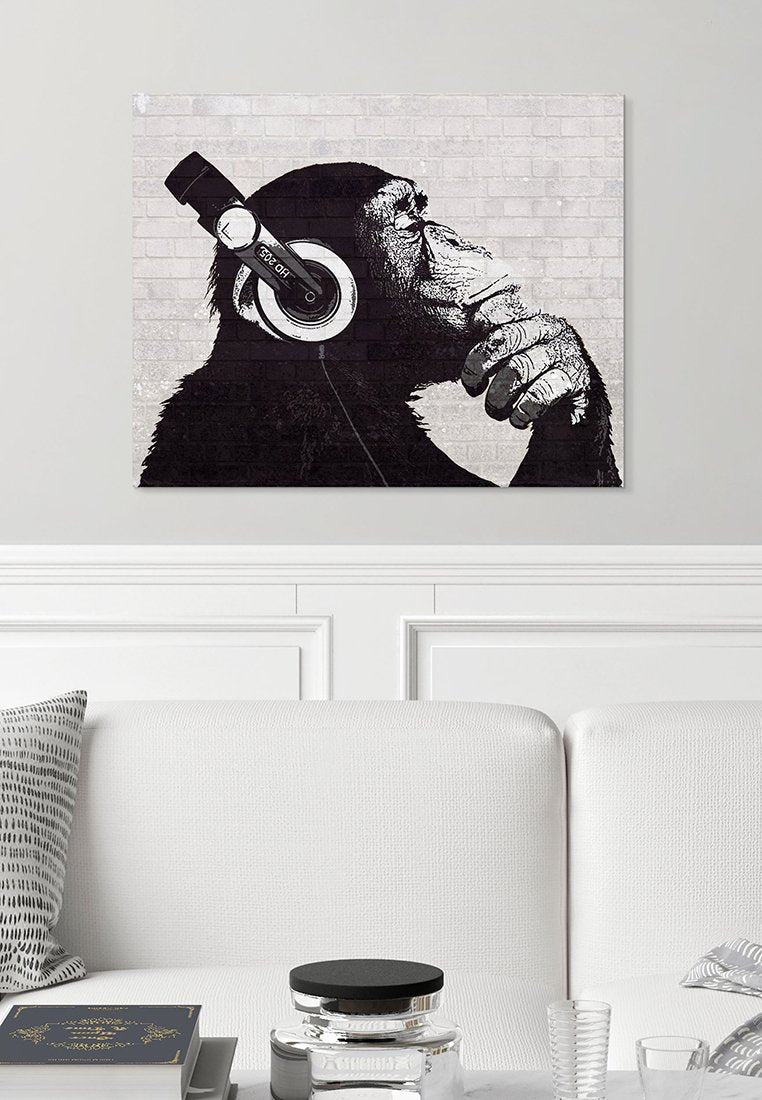 Orange Wallz HEADPHONE CHIMP