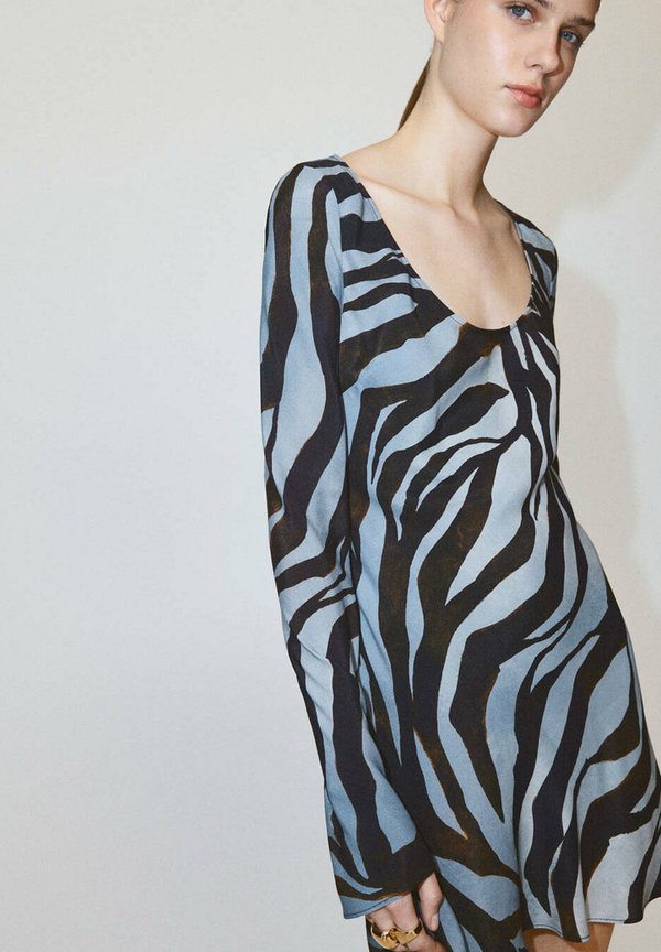 Mango ADULT - Day dress - blue black