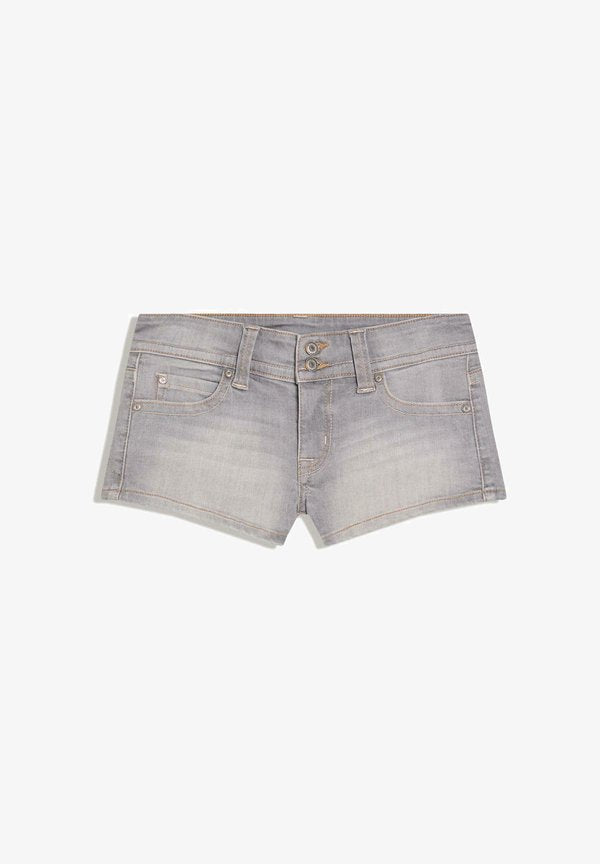 Bershka Denim shorts - grey