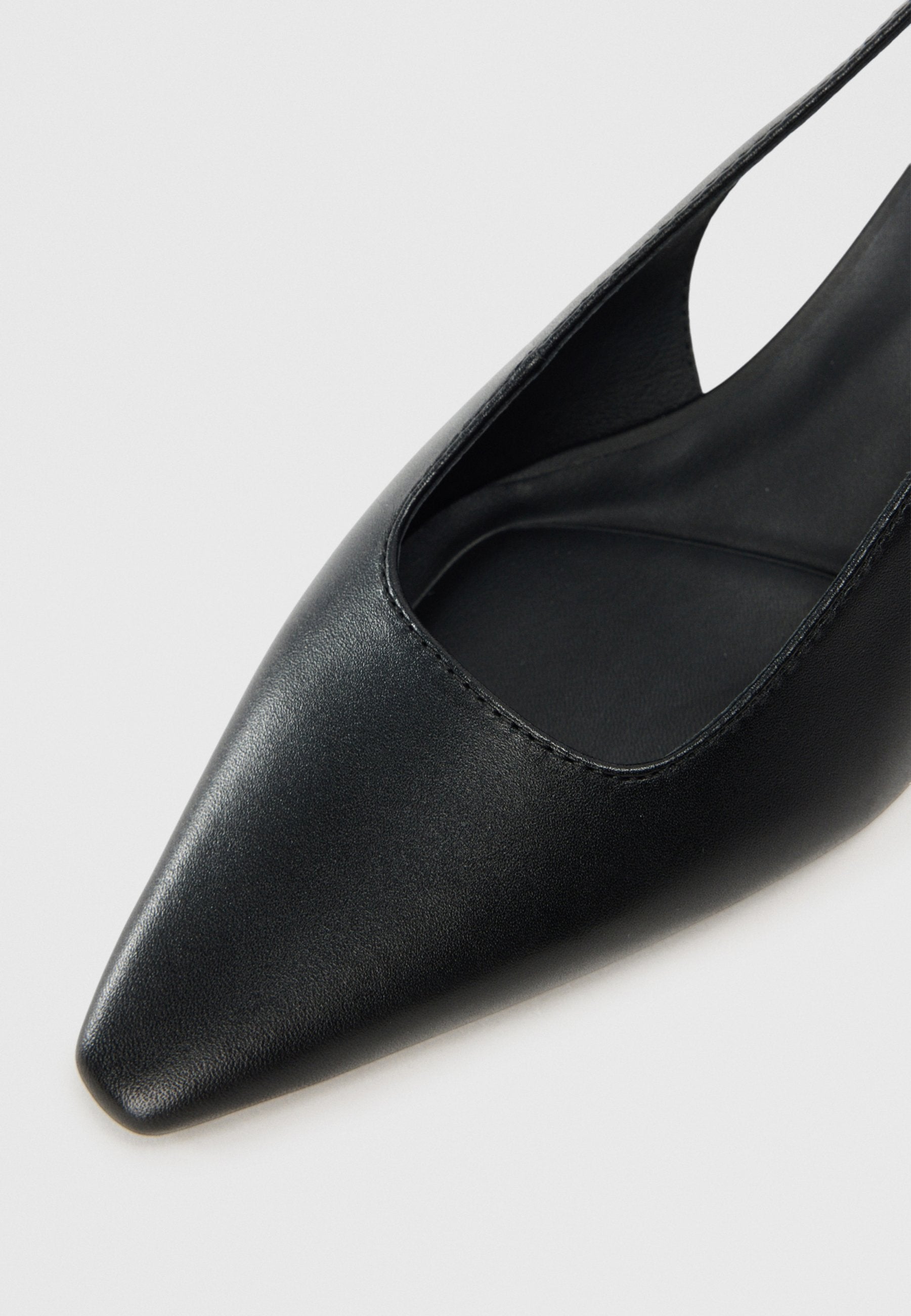 TH MONOGRAM LEATHER SLINGBACK KITTEN HEELS Media 5