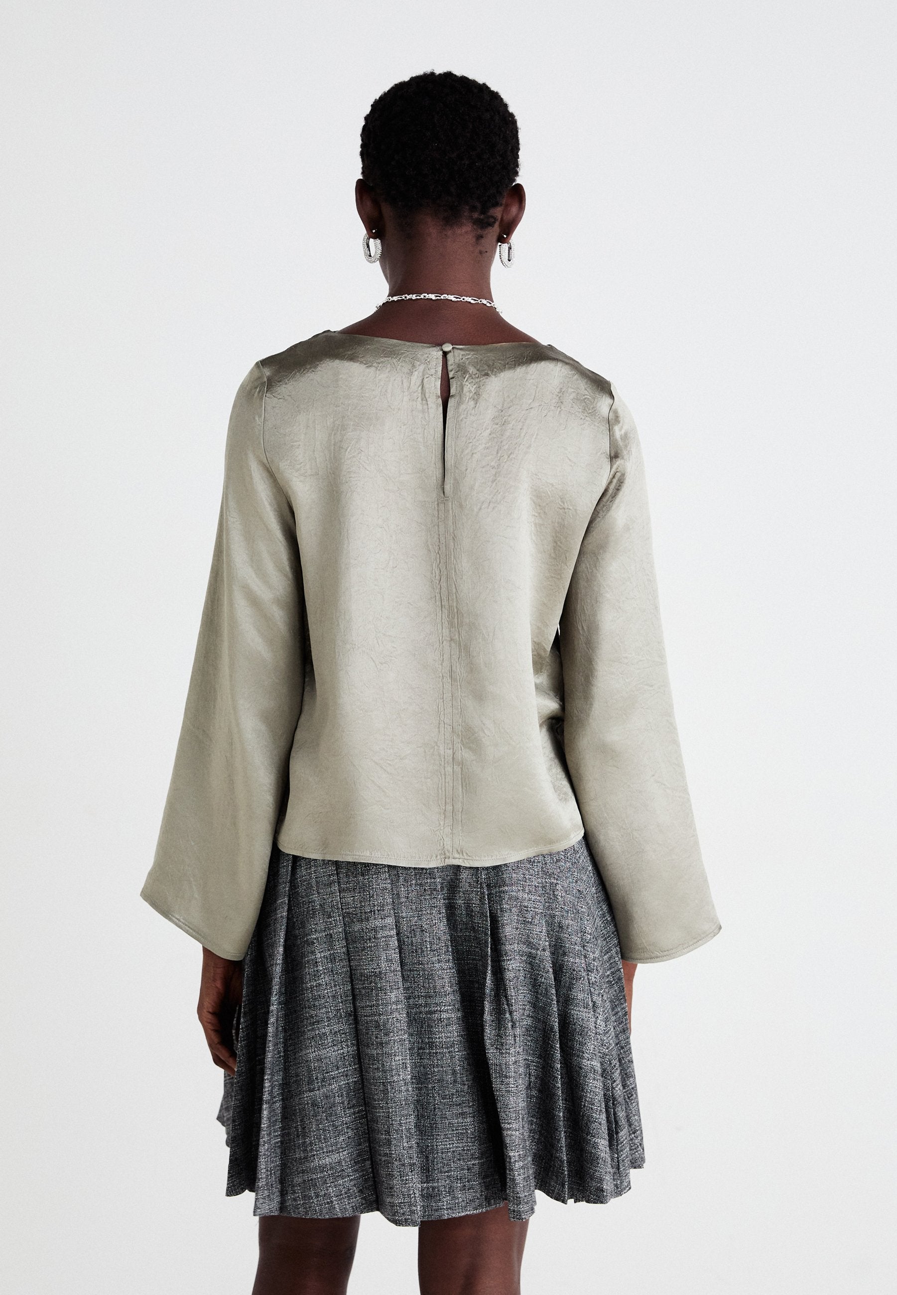 Selected Long sleeved high neck