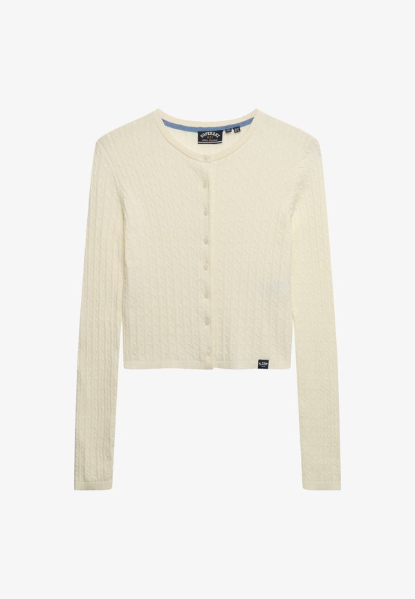 Superdry & Co LIGHT ESSENTIAL  - Cardigan - off white