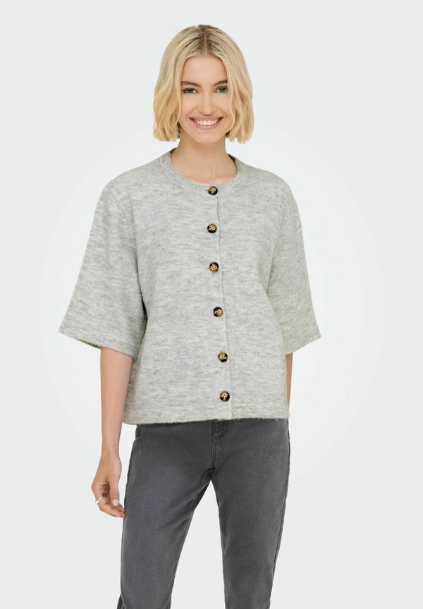 ONLY ONLCAMILLA - Cardigan - light grey melange