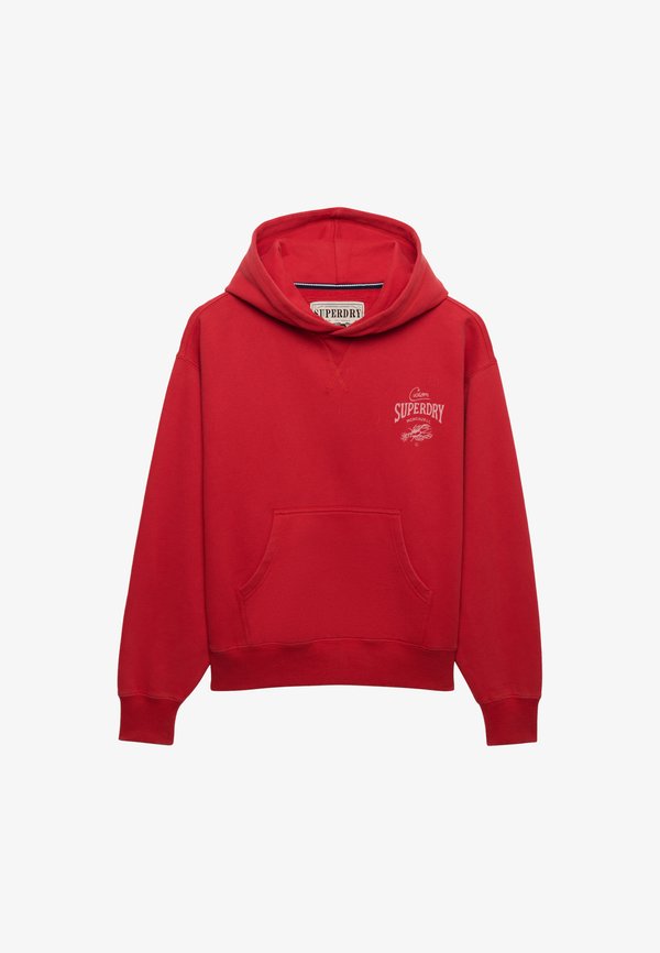 Superdry & Co SUPERDRY HERITAGE HAMPTONS HOODIE.. - Hoodie - base red