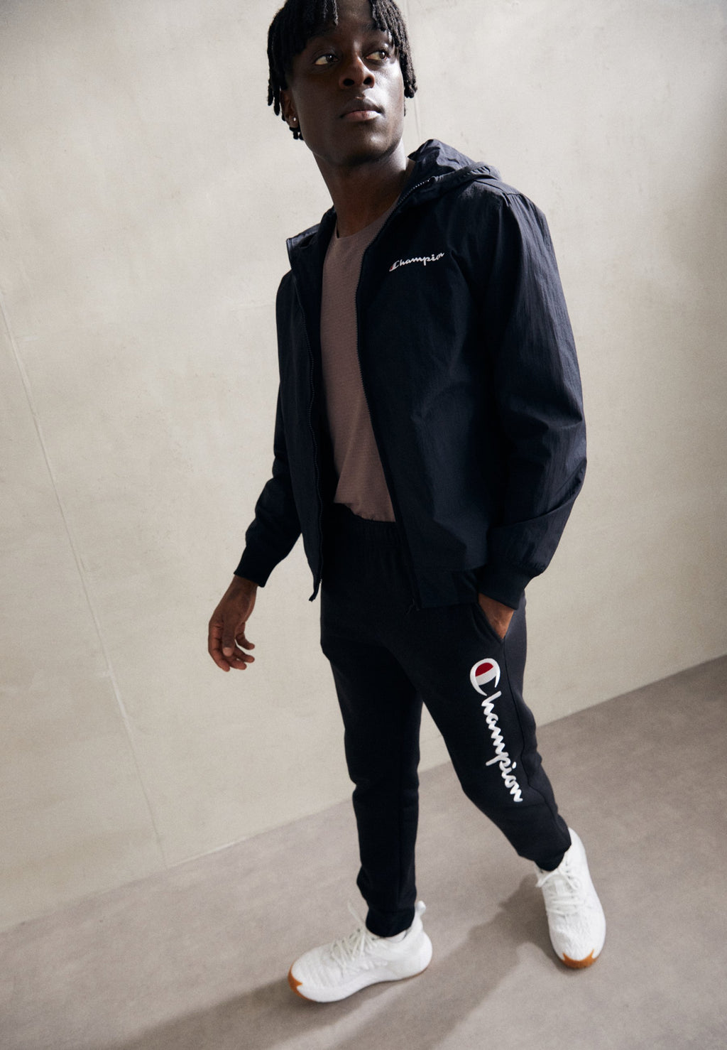 Champion ICONS CUFF PANTS LARGE LOGO