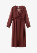 Mango ADULT - Day dress - dark brown