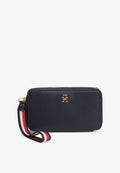 Tommy Hilfiger LOGOTAPE COMPACT ZIP AROUND - Wallet - space blue