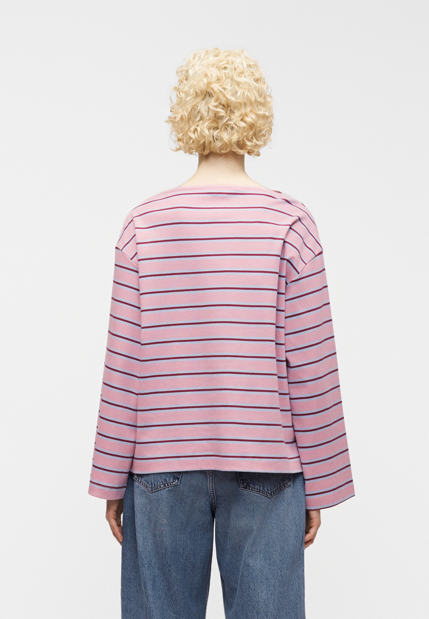 Selected SLFPOLLY BOATNECK STRIPED TEE